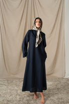 Alarik Linen Kaftan Navy Luxmii