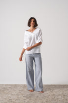 Architecture’s Linen Top White Luxmii