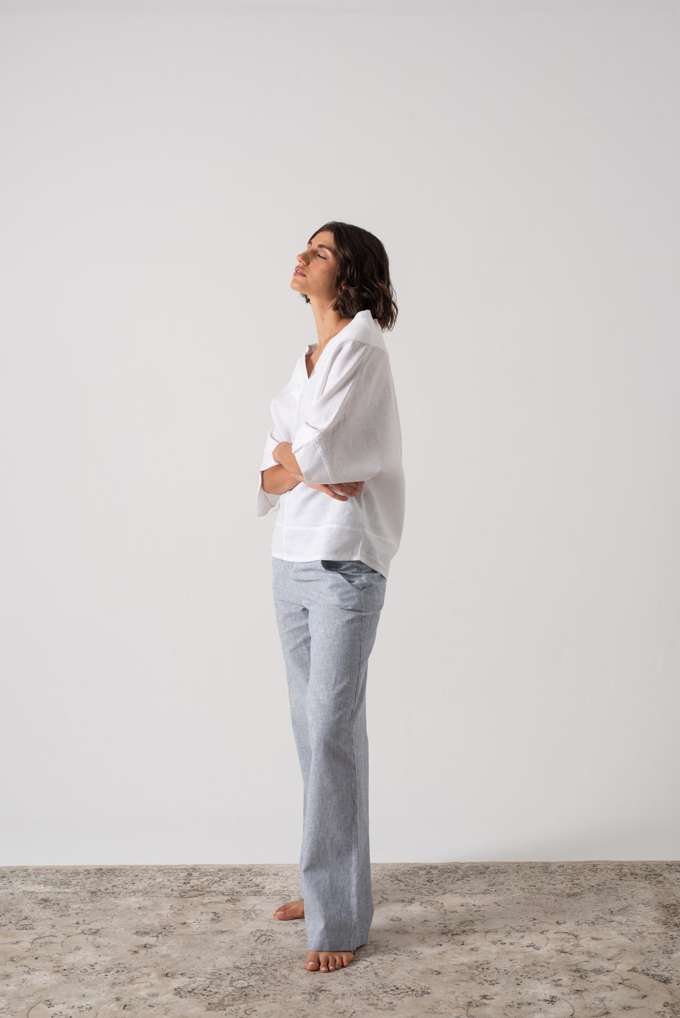 Architecture’s Linen Top White Luxmii