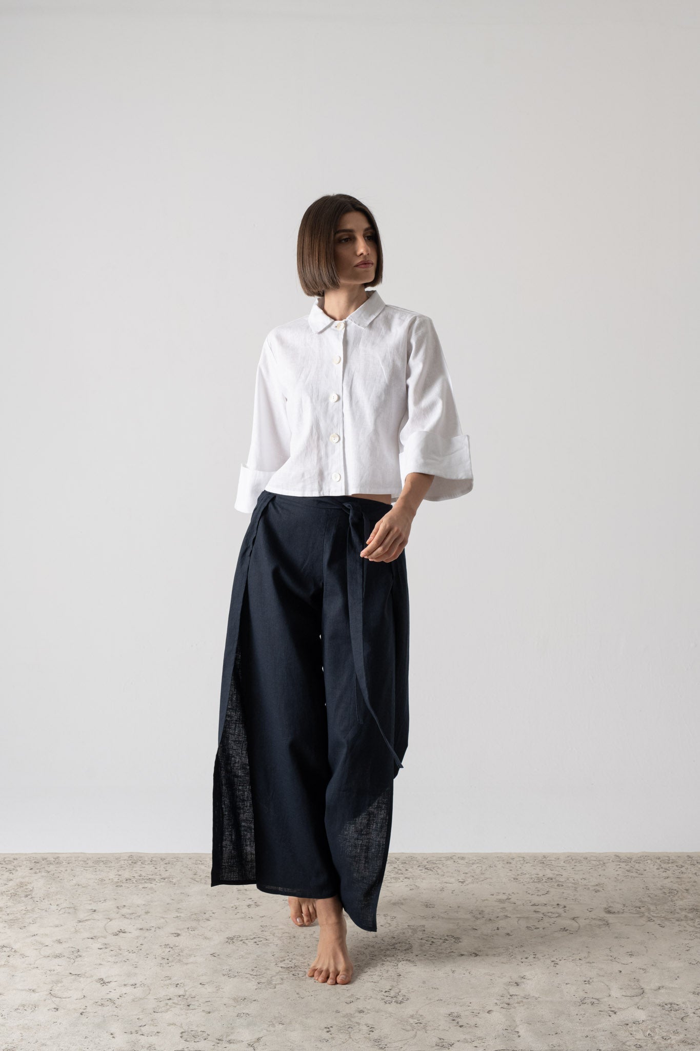 Beja Shirt Jacket White Luxmii