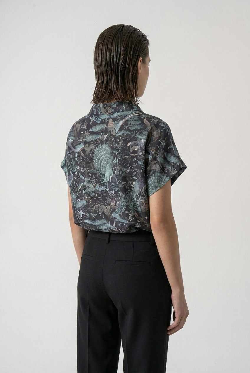 Collo Alto Top Najeon Print Vol. II Luxmii
