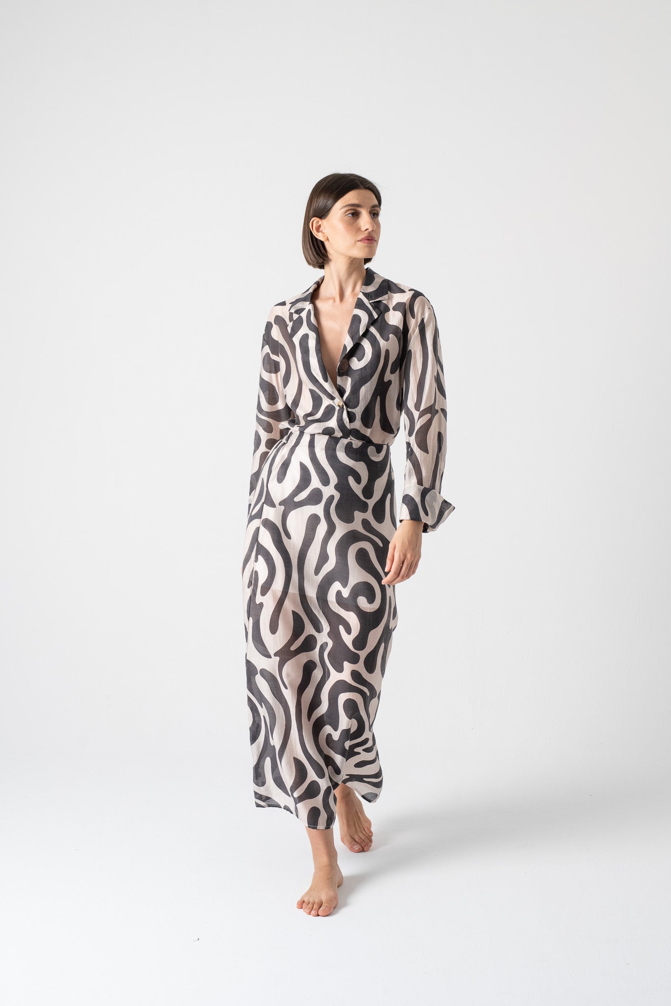 Delta Shirt Savannah Print Luxmii