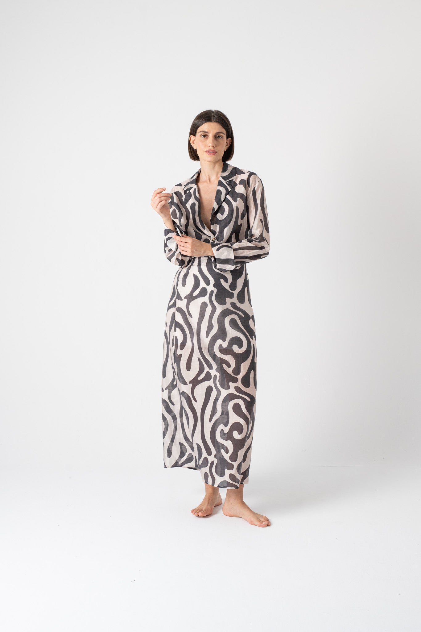 Delta Shirt Savannah Print Luxmii