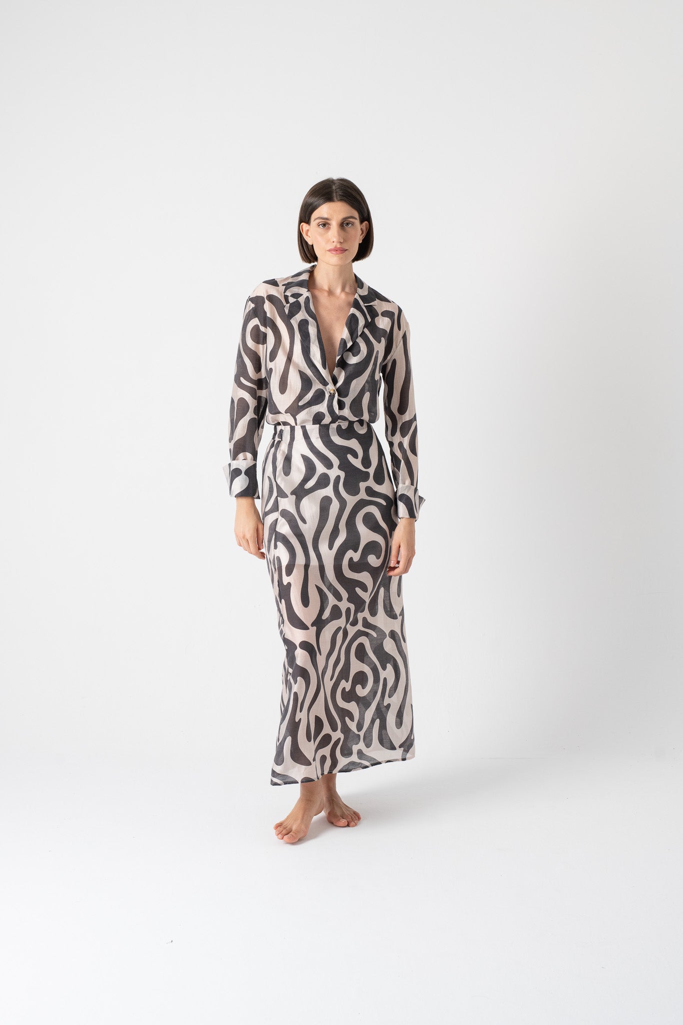 Delta Skirt Savannah Print Luxmii