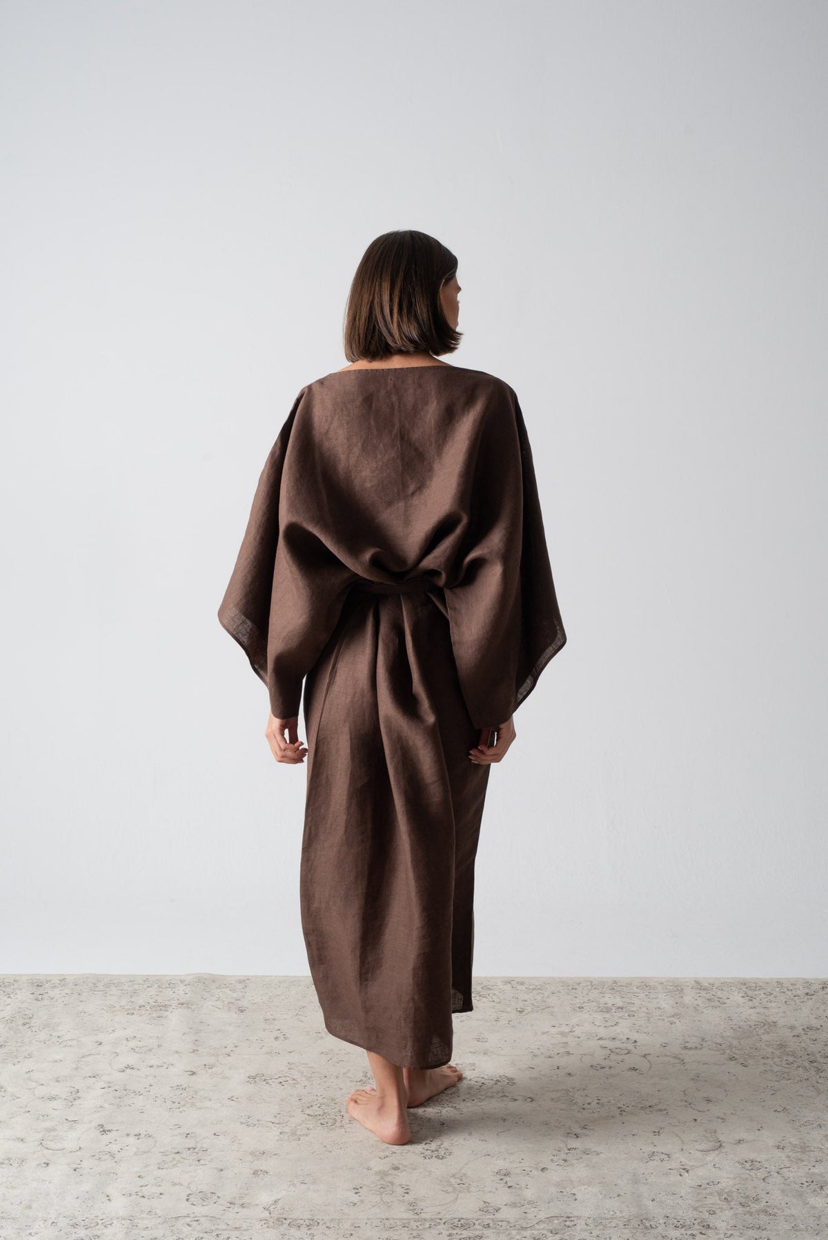 Kimonos Dress Cocoa Luxmii