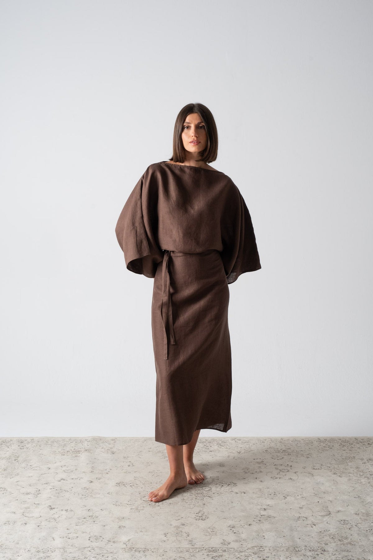Kimonos Dress Cocoa Luxmii