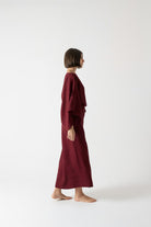 Kimonos Dress Wine Luxmii