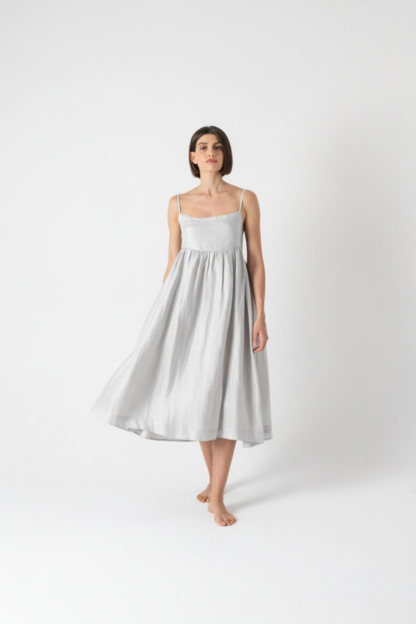 Onda Midi Dress Ice Luxmii