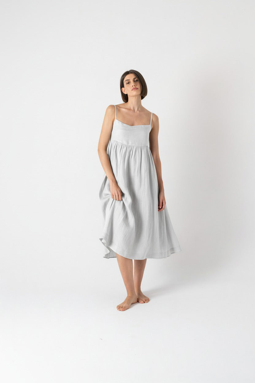 Onda Midi Dress Ice Luxmii