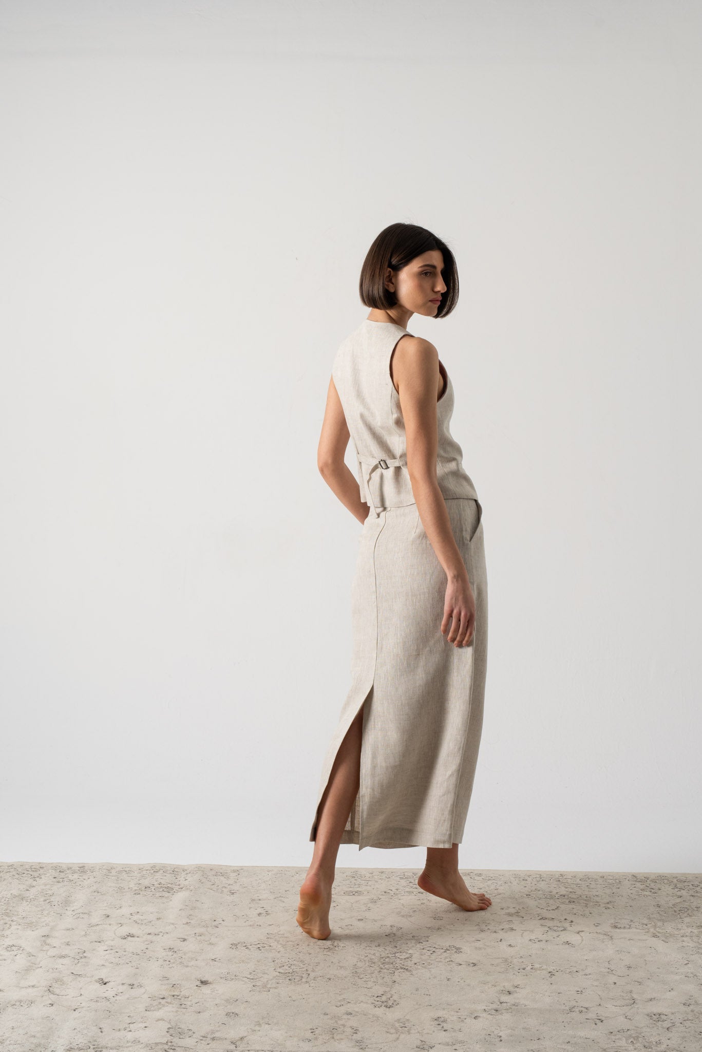 Rhea Gilet Royal Natural Luxmii