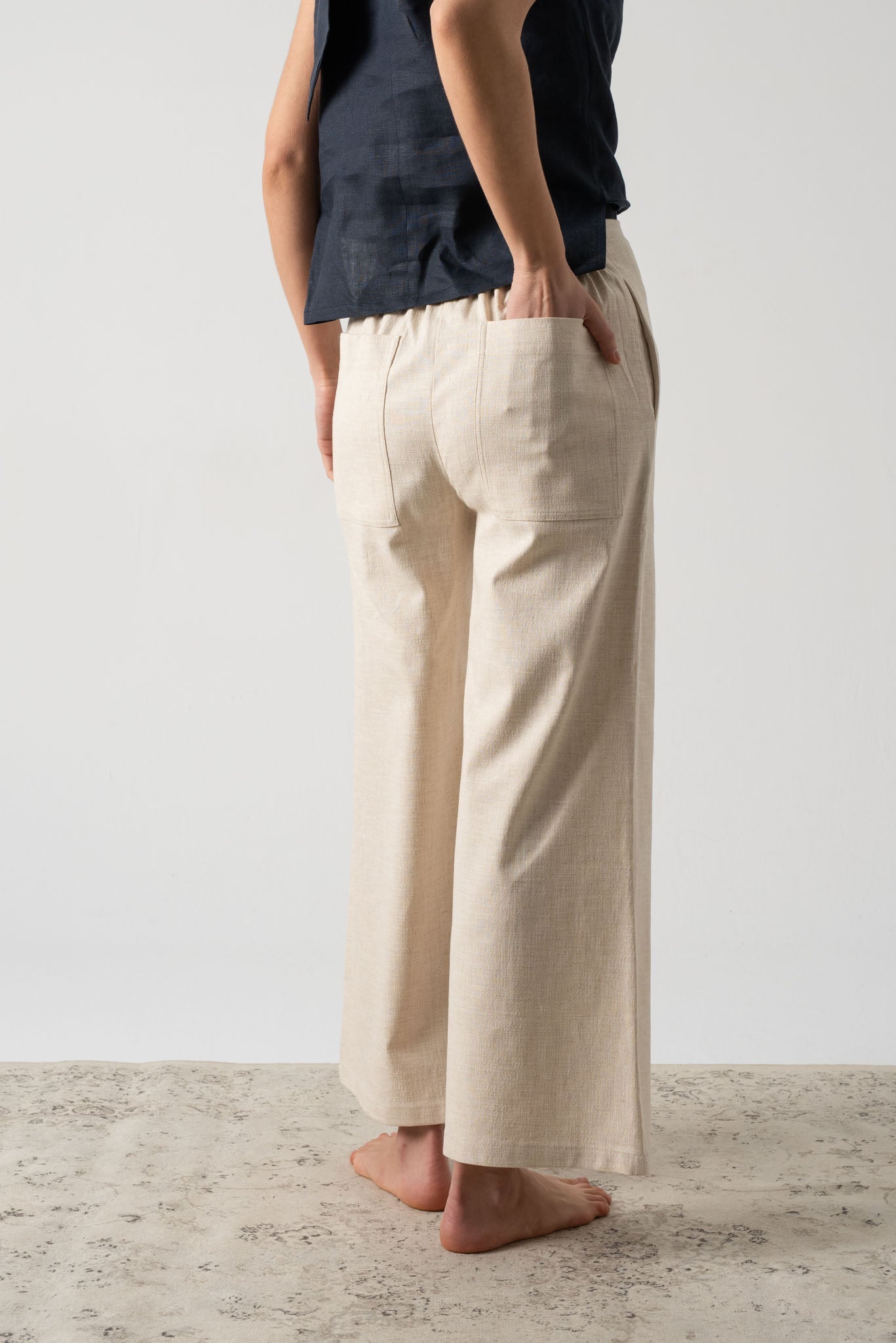 Solare Culotte Pant Natural Luxmii