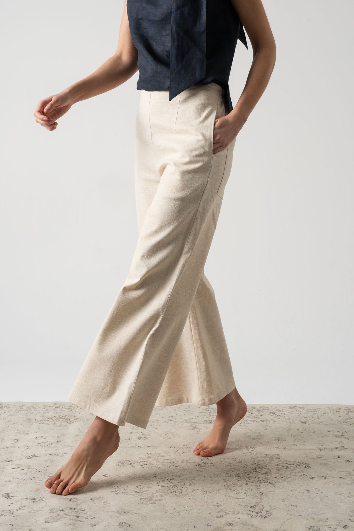 Solare Culotte Pant Natural Luxmii