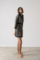 Aris Mini Dress Khaki Luxmii