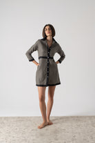 Aris Mini Dress Khaki Luxmii