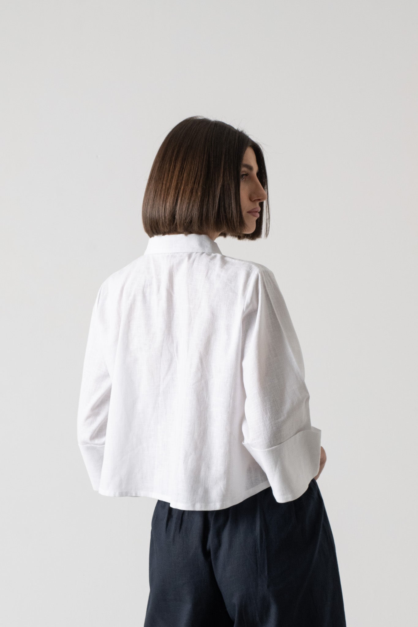 Beja Shirt Jacket White Luxmii