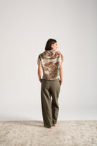 Collo Alto Top Minhwa Print Vol. II Luxmii