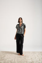 Collo Alto Top Najeon Print Vol. II Luxmii