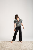 Collo Alto Top Najeon Print Vol. II Luxmii