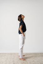 Collo Alto Top Navy Luxmii