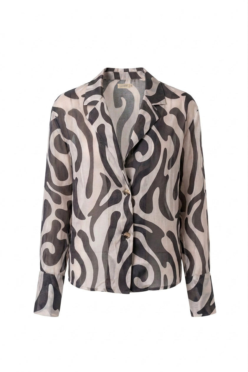 Delta Shirt Savannah Print Luxmii