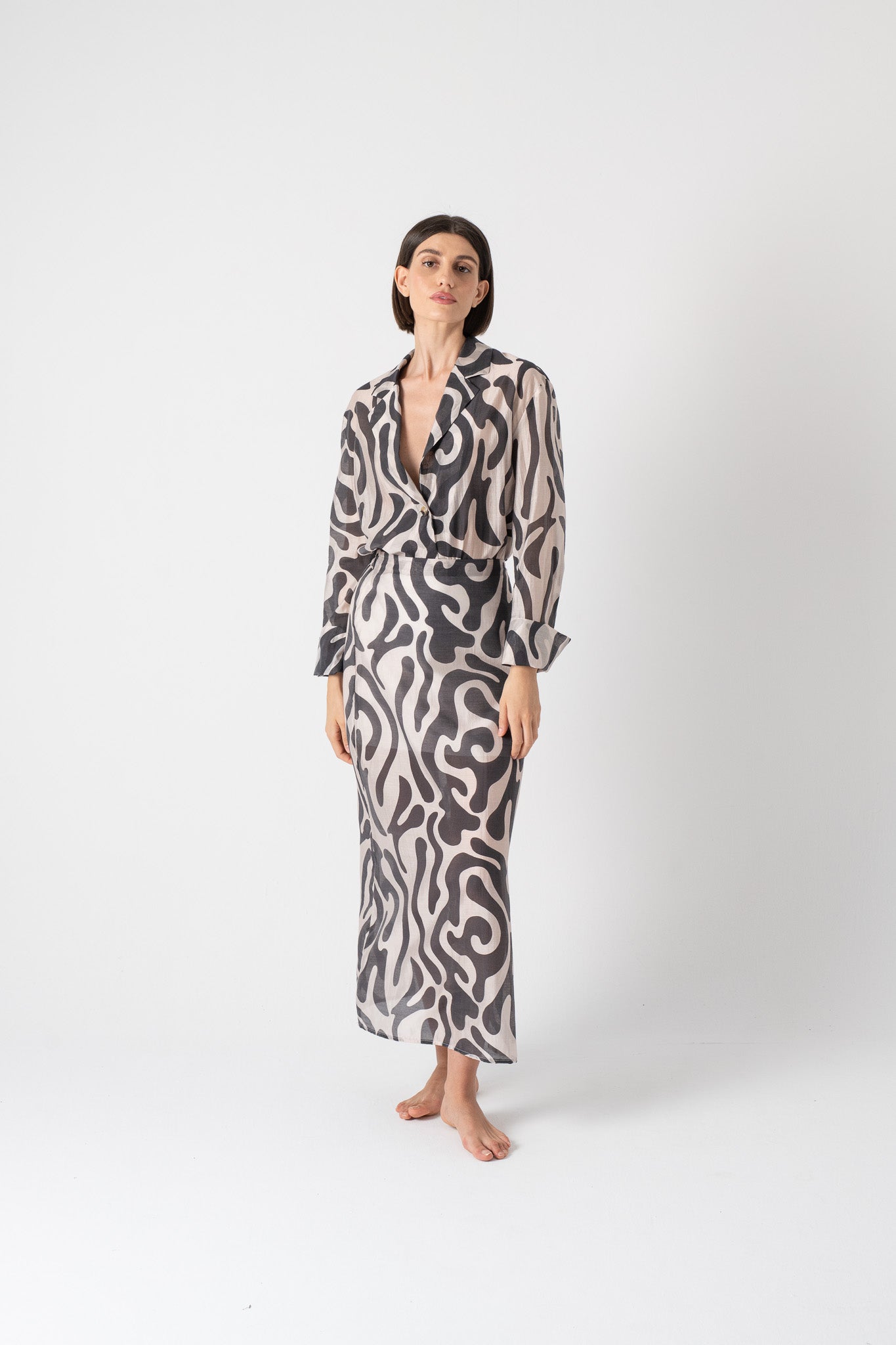 Delta Skirt Savannah Print Luxmii