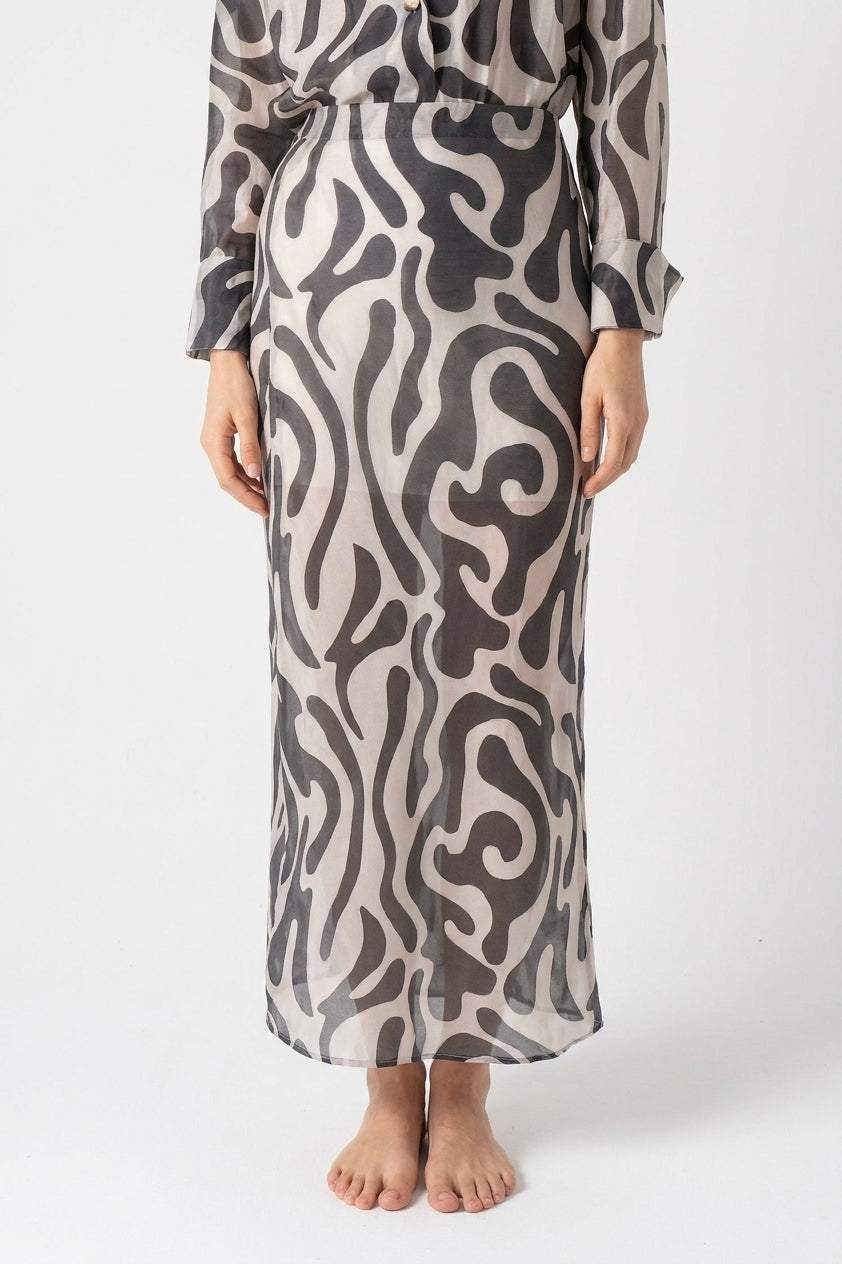 Delta Skirt Savannah Print Luxmii