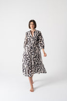 Dress 1 in Savannah print Luxmii