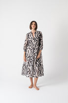 Dress 1 in Savannah print Luxmii