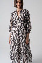 Dress 1 in Savannah print Luxmii