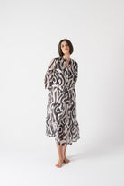 Dress 1 in Savannah print Luxmii