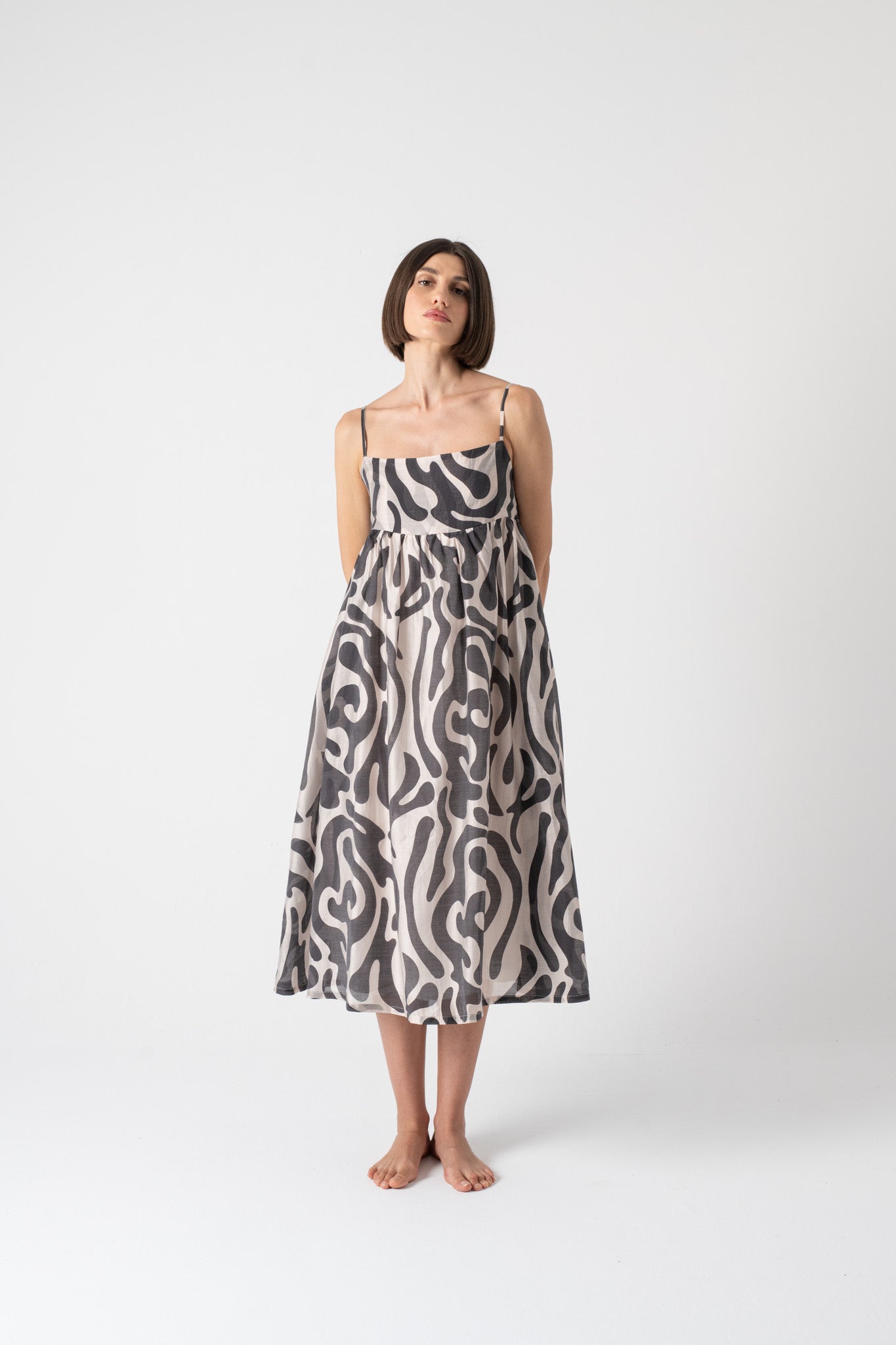 Dress 2 in Savannah print Luxmii