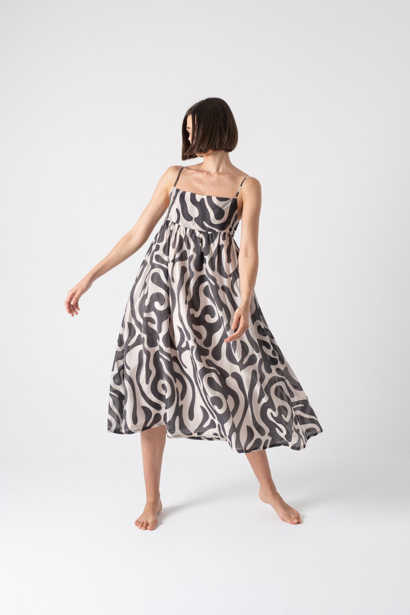 Dress 2 in Savannah print Luxmii