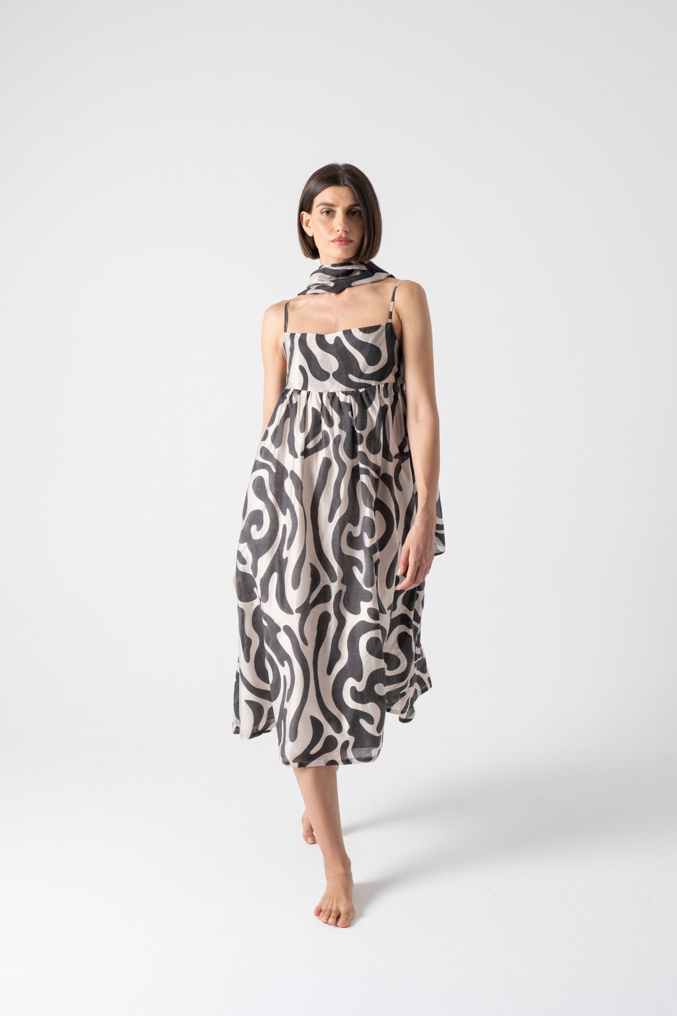 Dress 2 in Savannah print Luxmii