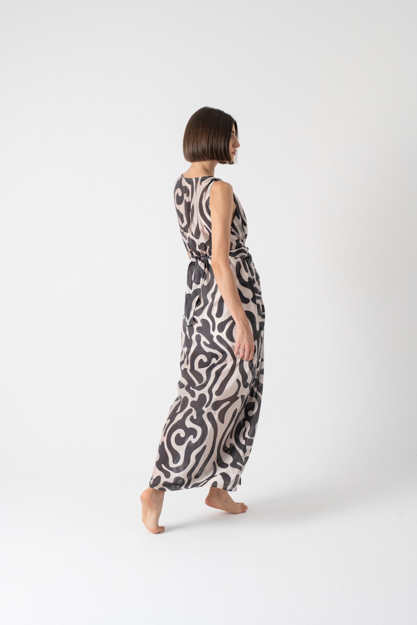 Dress 3 in Savannah print Luxmii