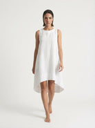 Illya Midi Dress White Luxmii