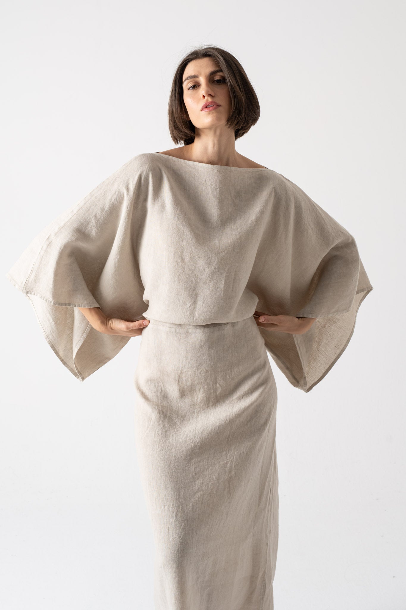 Kimonos Black + Oatmeal Luxmii