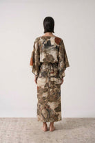 Kimonos Dress Minhwa Print Luxmii