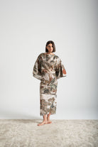 Kimonos Dress Minhwa Print Luxmii