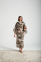 Kimonos Dress Minhwa Print Luxmii