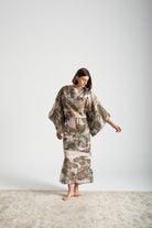 Kimonos Dress Minhwa Print Luxmii