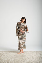 Kimonos Dress Minhwa Print Luxmii