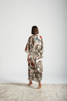 Kimonos Dress Minhwa Print Luxmii