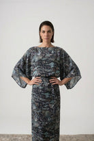 Kimonos Dress Najeon Print Luxmii