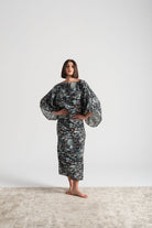 Kimonos Dress Najeon Print Luxmii