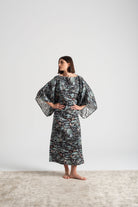 Kimonos Dress Najeon Print Luxmii