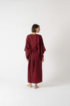 Kimonos Dress Wine Luxmii