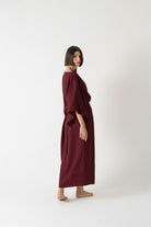 Kimonos Dress Wine Luxmii