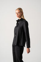 La Classica Linen Shirt Black Luxmii