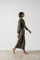 Lior Shirt Jacket Khaki Luxmii
