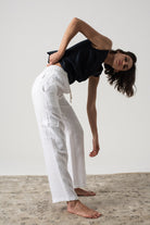 Matheo Linen Pant White Luxmii